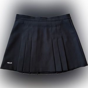 Vintage Black Pleated Skirt